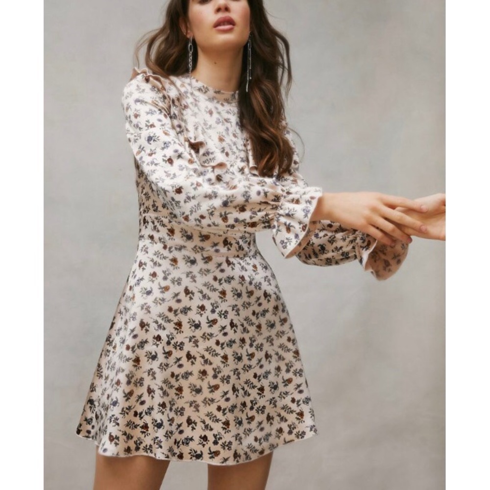 Laura Ashley & UO Candy Long Sleeve Mini Dress
